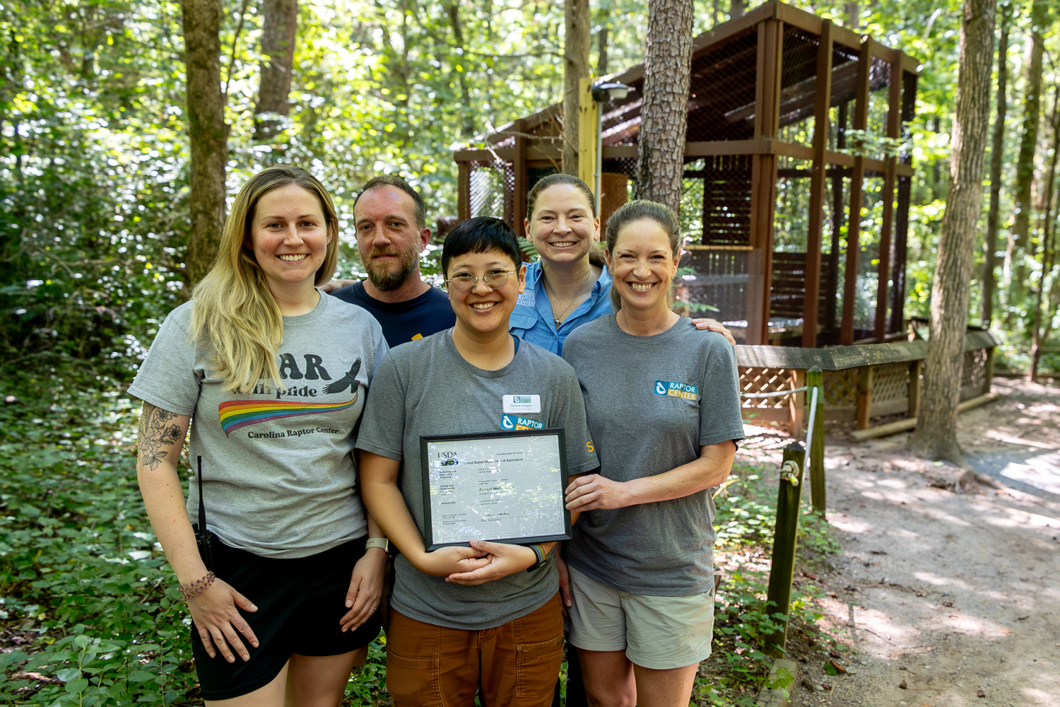 Featured image for “Carolina Raptor Center Receives USDA License ”